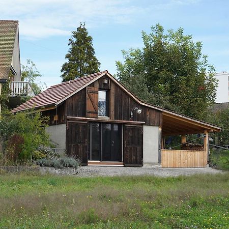 Tiny House Chez Claudine - Relaxen, Workspace, Naehe Thermen, Netflix, Free Parking & Wifi Brugg  Exterior photo