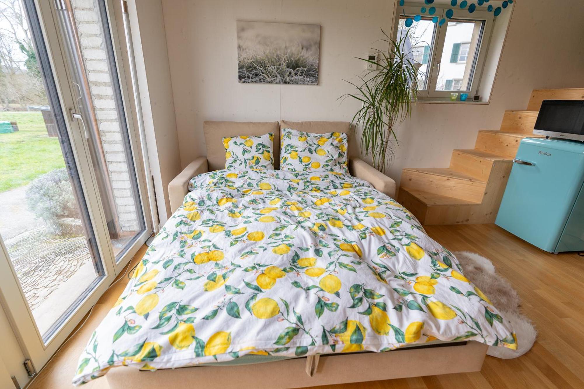 Tiny House Chez Claudine - Relaxen, Workspace, Naehe Thermen, Netflix, Free Parking & Wifi Brugg  Exterior photo